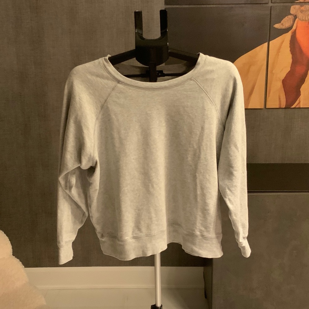 J. Crew Heater gray sweatshirt - M